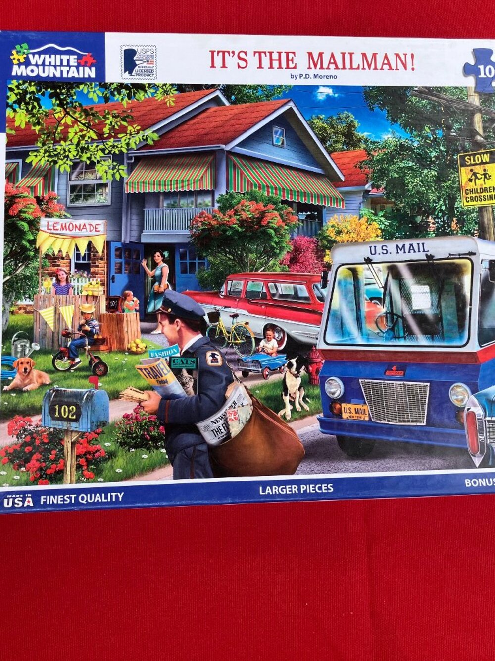 White Mountain Puzzle - It's The Mailman
